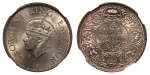 India, British Colonial. George VI AR ¼ Rupee (Lot x4 graded).