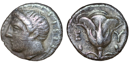 Ancient Greece, Rhodes. Memnon of Rhodes AR Drachm. 380-333BC.