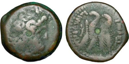 Ancient Greece, Alexandria. Ptolemy VI Æ 21mm (Egypt). 246-221BC.