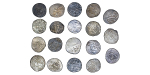 Islamic lot of 19x AR Juchid Dang pieces. 790-900AD. 