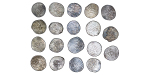 Islamic lot of 19x AR Juchid Dang pieces. 790-900AD. 