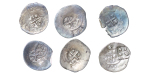 Moldova, Lithuania & Genovese. Duke Svitrigaila AR Asprokastron (x6) lot. 1430-1480AD.