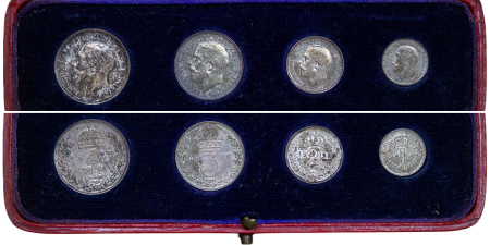 Great Britain. George V AR Boxed Maundy Set. 1926.
