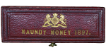 Great Britain. Victoria AR Dated Box Maundy Set. 1897. 