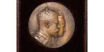 Great Britain. Edward VII Æ boxed Coronation Medallion by Elkington. 1902. 