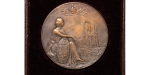 Great Britain. Edward VII Æ boxed Coronation Medallion by Elkington. 1902. 