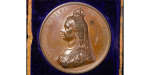 Great Britain. Victoria Æ boxed Jubilee Medallion. 1887. 