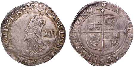 Great Britain. Charles I AR Shilling. 1638-1639.