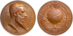 Belgium, Antwerp. Leopold II Æ Medallion, "Universal Exposition". 1894. 