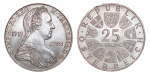 Austria. Maria Theresa lot of 4x AR Thaler & 25 Schillings. 1967 (1780). 