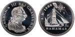 Great Britain. Lot of 5x Base George III Retro Pattern coins from Ceylon, IOM, Jersey, Bermuda & Bahamas. Circa 1980. 