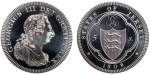Great Britain. Lot of 5x Base George III Retro Pattern coins from Ceylon, IOM, Jersey, Bermuda & Bahamas. Circa 1980. 