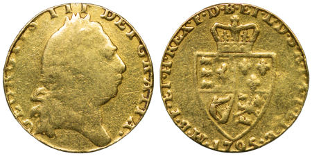 Great Britain. George III AU Guinea. 1795.