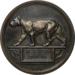 India. National Rifle Association silver award by J.Pinches. 1887-1921.