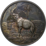 Nigeria, British Adminustration.Lagos AR Agricultural Show Medallion. 1906.