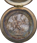 Great Britain & Egypt. Lord Abercromby AR Medallion by The London Highland Society. 1801.