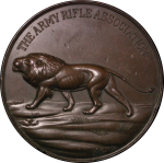 Great Britain. The Army Rifle Association Æ Medallion. 1922.