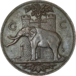 Gold Coast, Africa. Æ Advertising medallion. 1920-21.