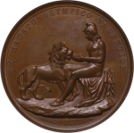 Norway. Oslo University Jubilee Æ Medallion. 1861.