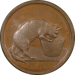 Germany. Subject of Cats CU Token. c. 1820. 