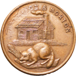 USA. Hard Times CU 1 Cent token. 1860-70. 