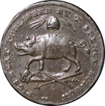 Great Britain, Spence CU Farthing Token. 1795. 