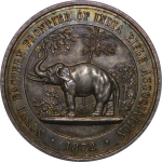 India, British Colonial. North Eastern Frontier AR Prize Medal. 1872. 