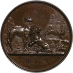 Great Britain. Siege of Acre, Syria Defended Æ Medallion. 1799. 