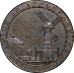 Great Britain, Appledore. Kent Hops CU Halfpenny token. 1794. 