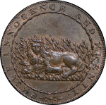 Great Britain, Appledore. Kent Hops CU Halfpenny token. 1794. 