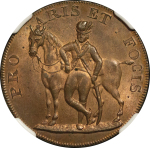 Great Britain, Suffolk CU Halfpenny. 1795. 