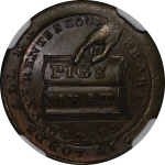 Great Britain, Middlesex CU Farthing token. 1796. 