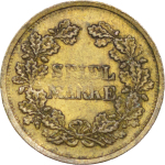 Germany. Brass gaming token. 1930-45.