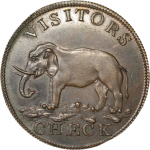 Great Britain. Liverpool Zoological Gardens CU Pass. 1833.