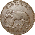 Great Britain. Liverpool Zoological Gardens CU Pass. 1833.