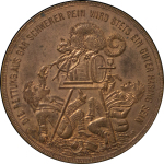 Germany. Copper Satirical medal. c. 1890-1900.