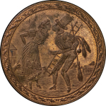 Germany. Copper Satirical medal. c. 1890-1900.