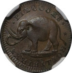 Great Britain, Middlesex CU Farthing token. 1790-99.