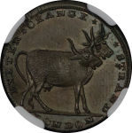Great Britain, Middlesex CU Farthing token. 1790-99.
