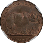 Great Britain, Middlesex. Pidcocks CU Halfpenny Token. 1790-98.