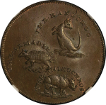 Great Britain, Middlesex. T.Hall CU Penny token. 1795. 