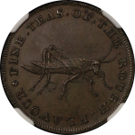 Great Britain, Middlesex. T. Stinton CU Halfpenny Token. 1795. 