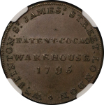 Great Britain, Middlesex. T. Stinton CU Halfpenny Token. 1795. 