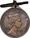 Southern Rhodesia. Sinoia Brass Coronation medal. 1953. 