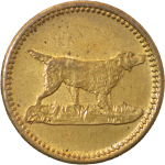 Great Britain. Brass Hunting Jeton. Circa 1890-1920.