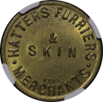 Great Britain, Southwark. Sennett Bros. Brass Advertising Token. 1840-1875.
