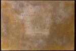 France. Mauruce Thenot Æ Plaque "Buffalo". 1936. 