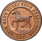 United States, Pensylvannia. Bryn Mawr Horse Show Association Inc. CU Medalet. 1904-1910. 