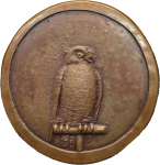 Great Britain. "Mimics" by Nicola Moss Æ Art Medal. 1989.