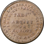 Great Britain, Middlesex. T. Hall CU Halfpenny Conder Token. 1795 (Undated). 